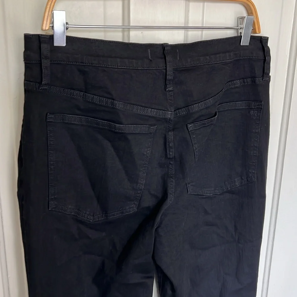 Madewell Skinny Flare Jeans in Black Frost Wash - Picture 11 of 15